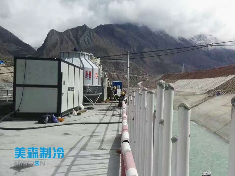 大坝建设移动式冷水站-西藏项目